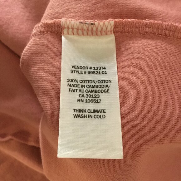 Northern Reflections Peachy Pink Everyday Fit Cotton Tee - Picture 9 of 14